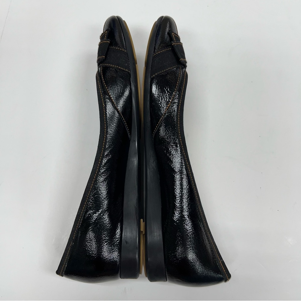 Salvatore Ferragamo Patent Leather Ballet Flat Shoes Size 8.5 - Picture 9 of 15